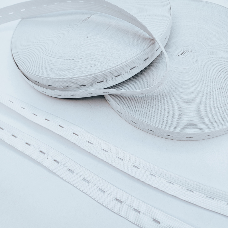 Резинка перфорована 2 см біла Резинка перфорована 2 см біла