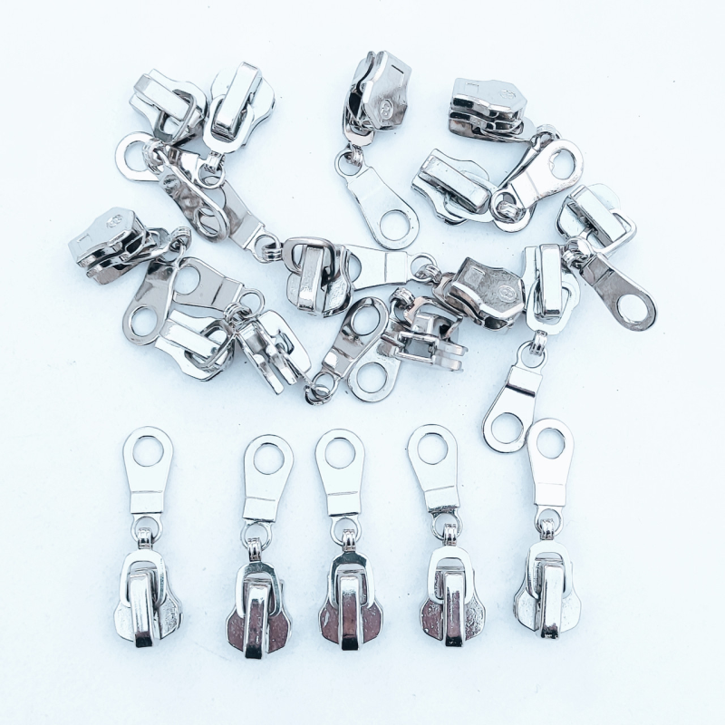 Бігунок металева блискавка№ 8  нікель