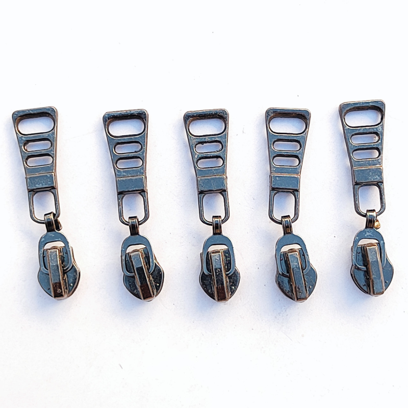 Бігунок спіраль № 5 темний нікель