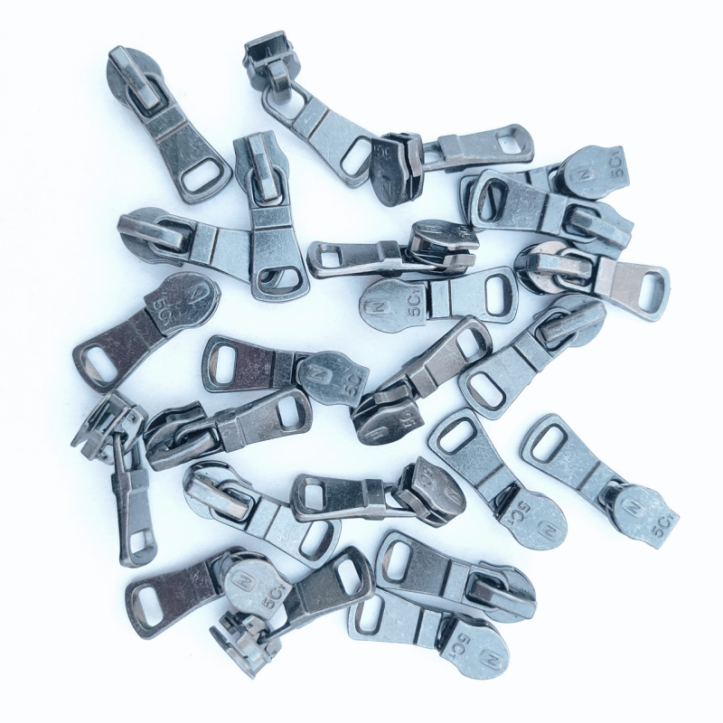 Бігунок спіраль № 7 темний нікель