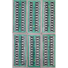 Гачок пришивний №3 металевий, нікель