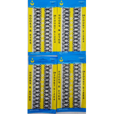 Гачок  пишивний №4 металевий, чорні