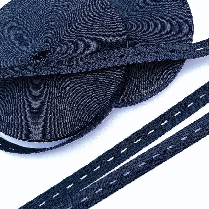 Резинка перфорована 2 см чорна