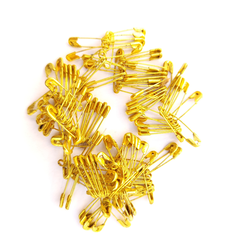 Булавка золото 18 мм 10 шт.