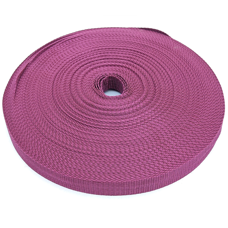 Тасьма сумкова 2.5 см бордова