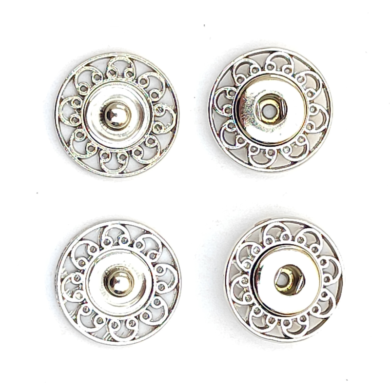 Кнопка ажурна пришивна №18мм