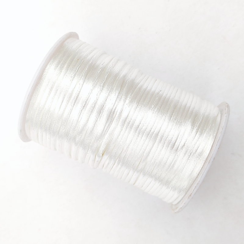 Атласний,сатиновий, шнур 2.5 мм 100м молоко