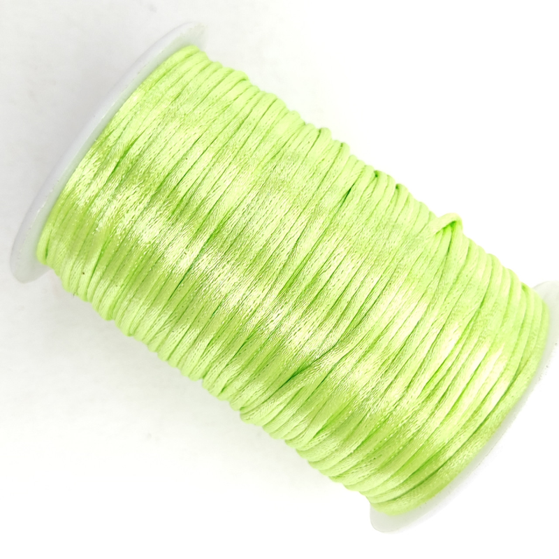 Атласний,сатиновий, шнур 2.5 мм 100м яблоко