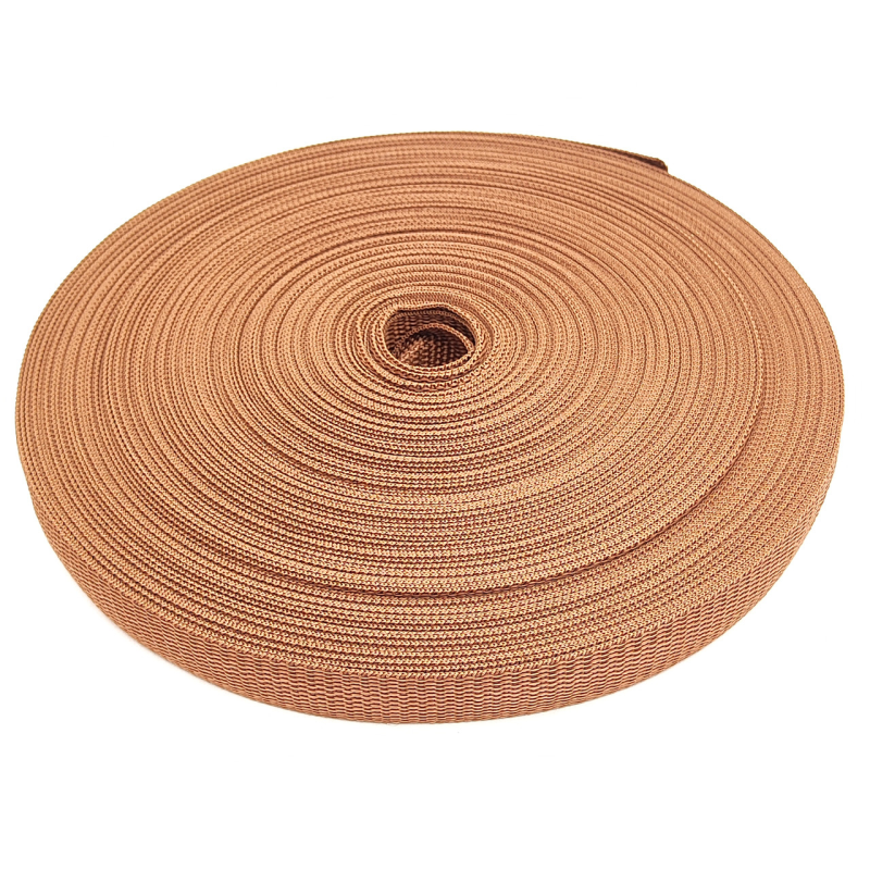 Тасьма сумкова 2.5 см світло-коричневе