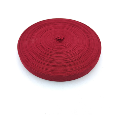 Тасьма окантувальна - лямовка  23 мм темно-червона