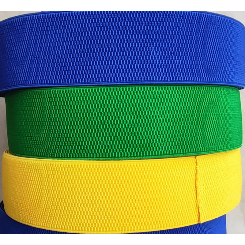 Резинка поясна  6 см жовта, зелена, синя