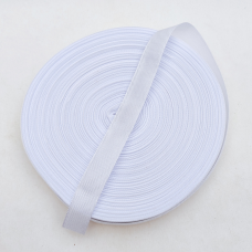 Тасьма окантувальна  23 мм щільна біла