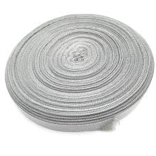 Тасьма окантувальна - Лямовка 23 мм щільна світло сіра