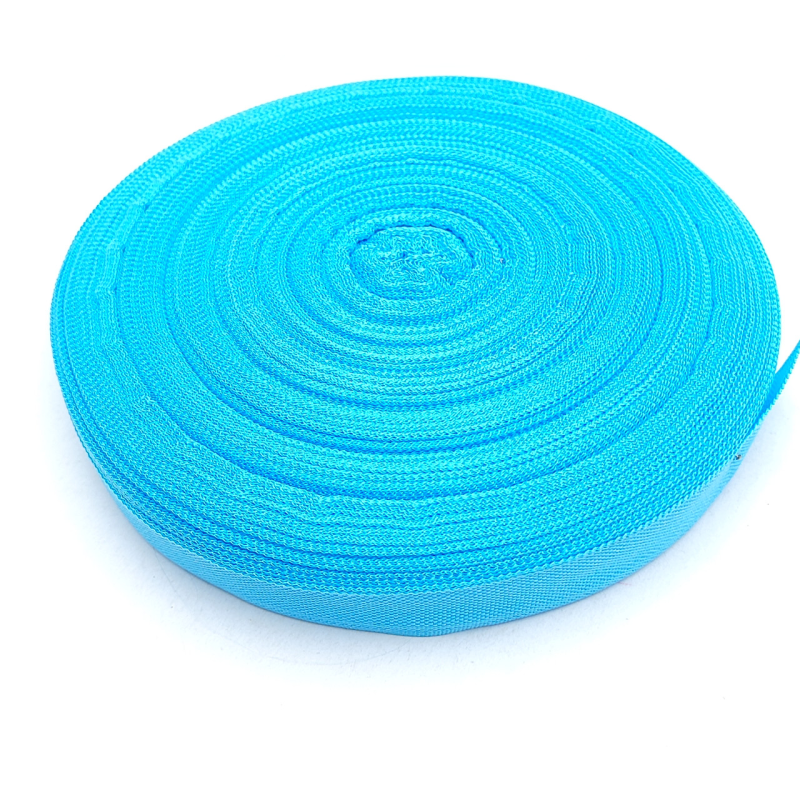 Тасьма окантувальна - Лямовка 23 мм щільна блакитна