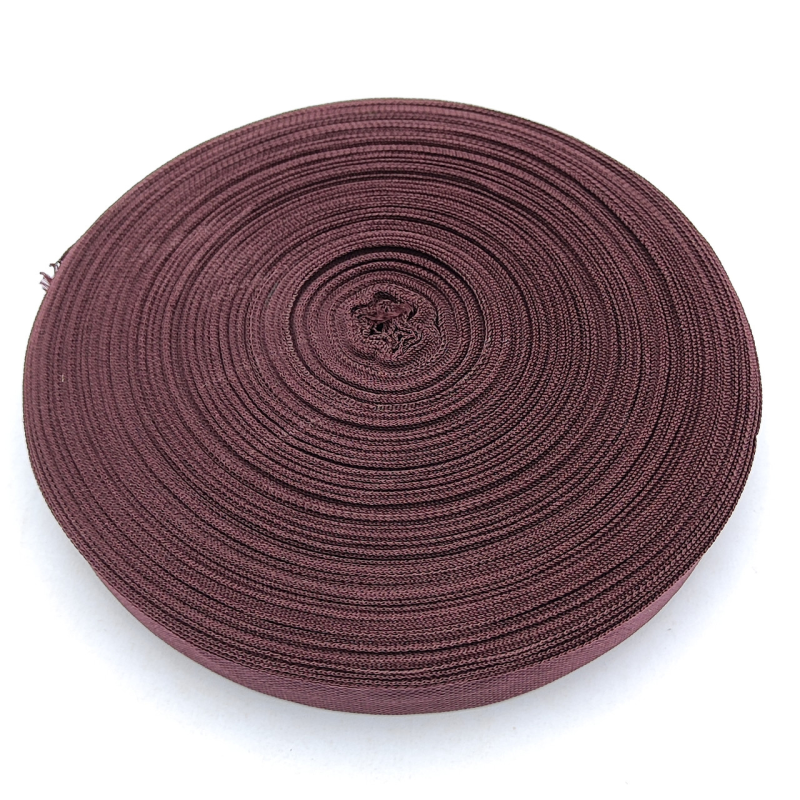 Тасьма окантувальна - Лямовка 23 мм щільна коричнева