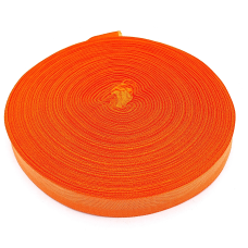 Тасьма окантувальна - Лямовка 23 мм щільна помаранчева