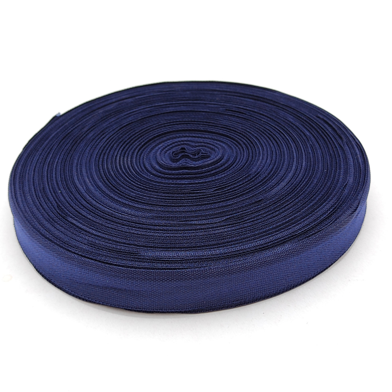 Тасьма окантувальна - Лямовка 23 мм щільна темно синя