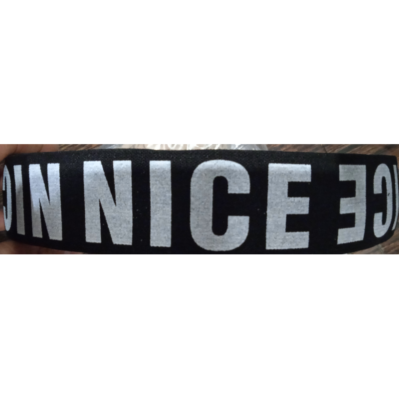 Резинка 4 см із написом