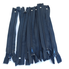 Блискавка брючна 18 см чорна