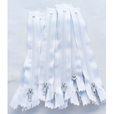 Блискавка брючна 18 см біла