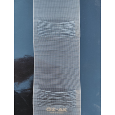 Шторна стрічка на трубу 10 см органза