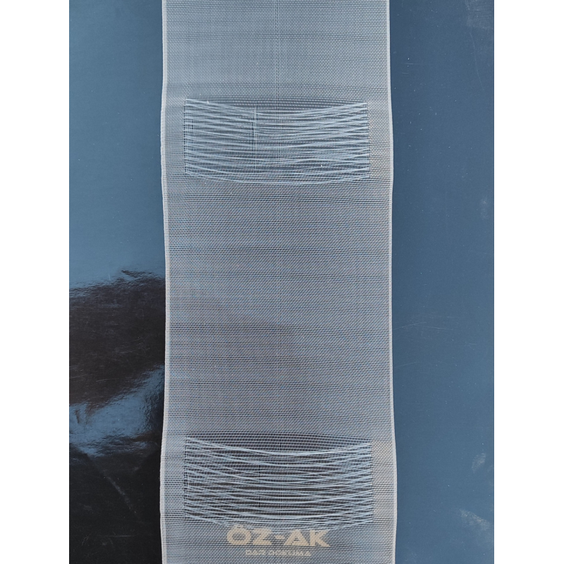 Шторна стрічка на трубу 10 см органза