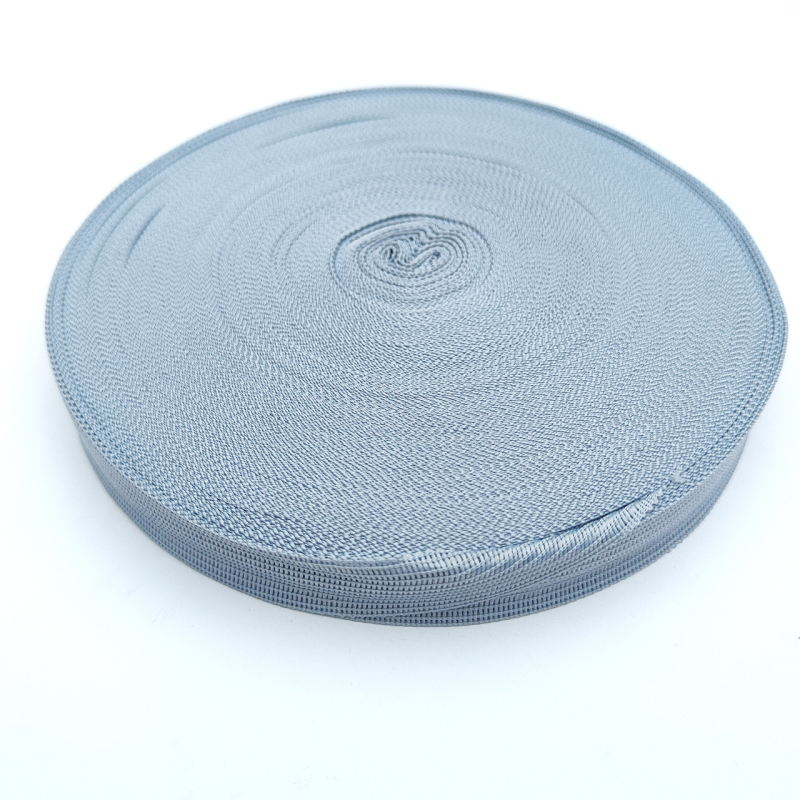 Тасьма окантувальна (лямівка) 18 мм сіра світла