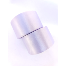 Атласна тасьма 5 см 23м блідо лавандовий