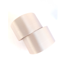 Атласна тасьма 5 см 23м бежева