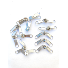 Бігунок спіраль №10 нікель двосторонній