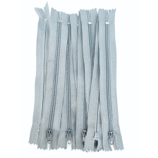 Блискавка брючна 18 см сіра