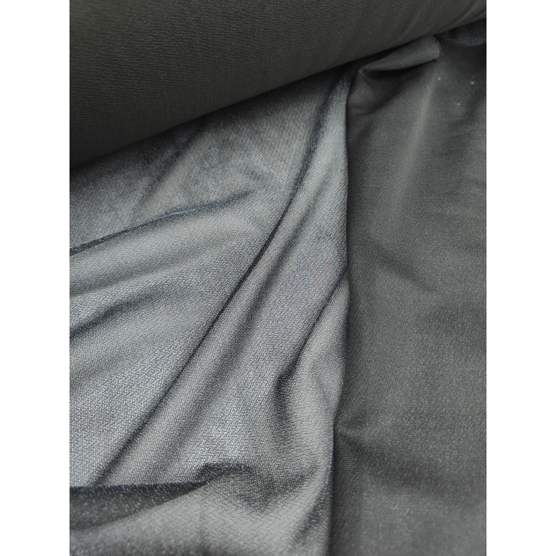 Дублерин стрейчевий клейовий 150 см чорний