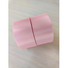 Атласна тасьма 4 см 33м рожева