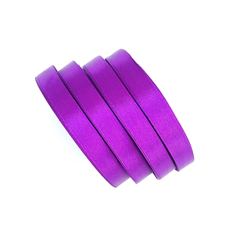 Атласна стрічка 12 мм 33 м фіолетовий