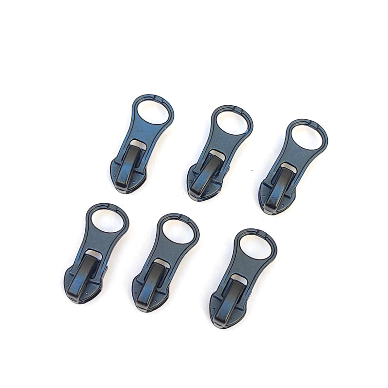 Бігунок спіраль № 7 зворотний чорний