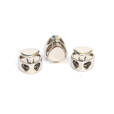 Фіксатор для шнура трикутний металевий нікель