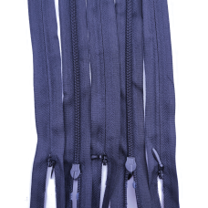 Потаємна блискавка 60 см бавовняна чорна