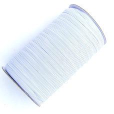 Резинка для одягу ,8 мм 100 м біла