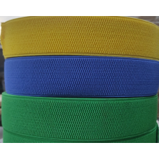Резинка поясна  5 см жовта, синя, зелена