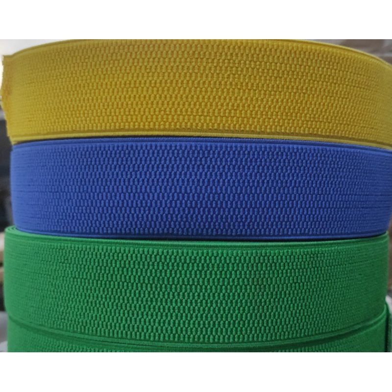 Резинка поясна  5 см жовта, синя, зелена