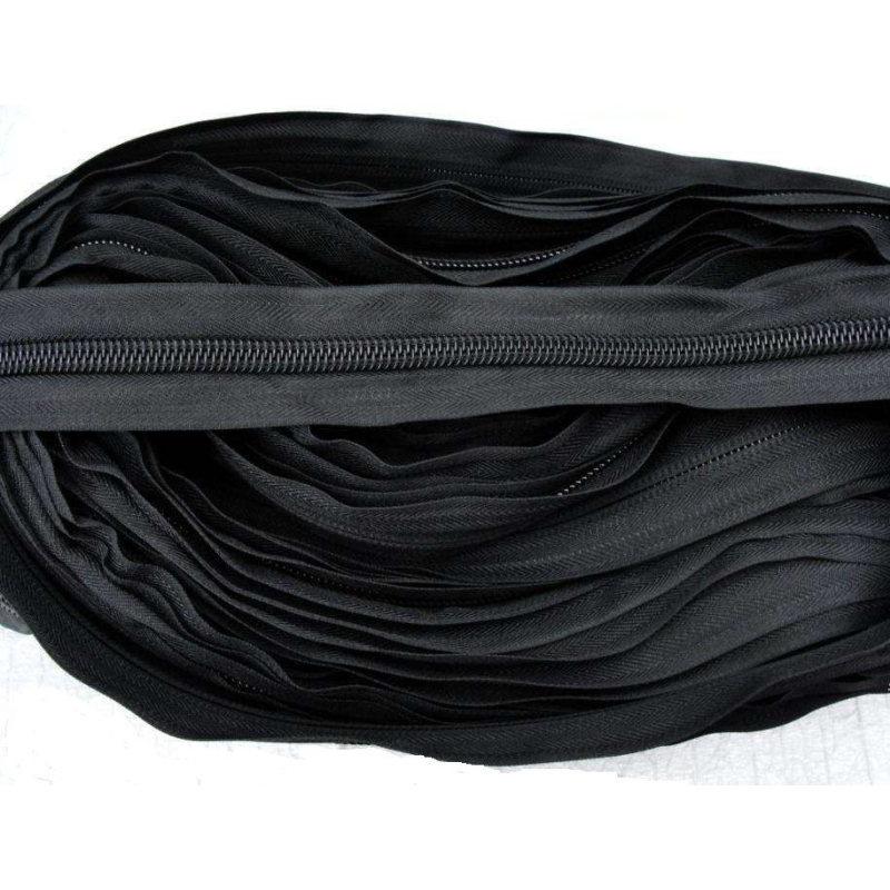 Рулонна блискавка типу “Спіраль“ Т-5 чорна