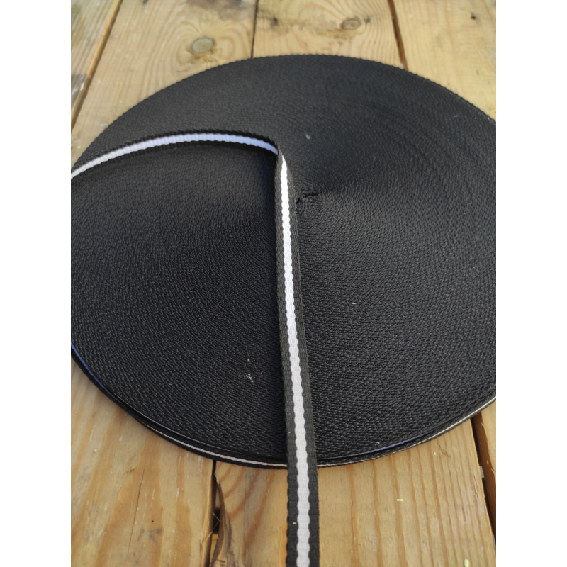 Тасьма сумкова 1 см із полосой