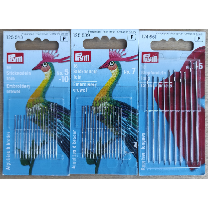 Голки ручні Prym, Германія 1-5