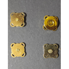 Кнопка магніт пришивна , 18 мм золото