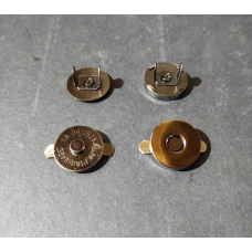 Кнопка магніт сумочна , 17 мм темний нікель