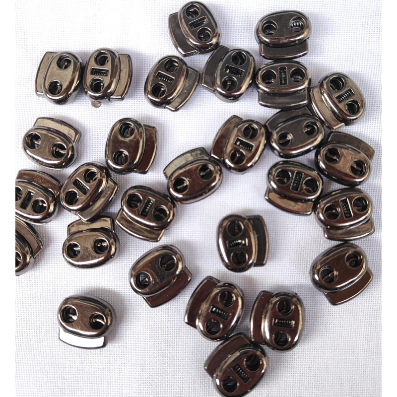 Фіксатор для шнура темний нікель