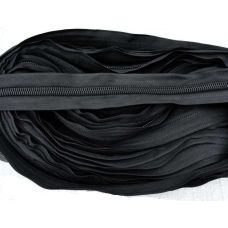 Рулонна блискавка типу “Спіраль“ Т-3 чорна