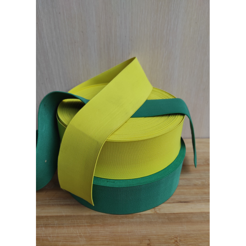 Резинка поясна 6 см жовта