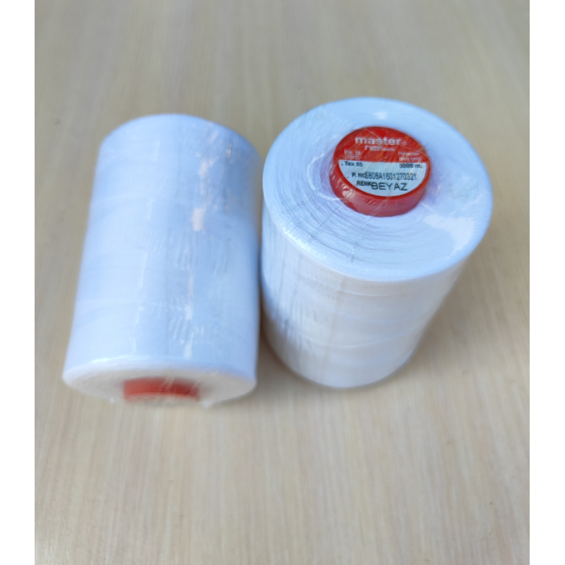 Нитка МАСТЕР біла 20/2. 5000 м.