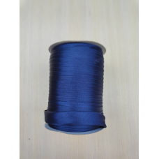 Бейка атласна темно синя